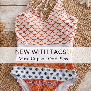 NWT • VIRAL CUPSHE ONE PIECE
Coastal Patchwork Print size XS